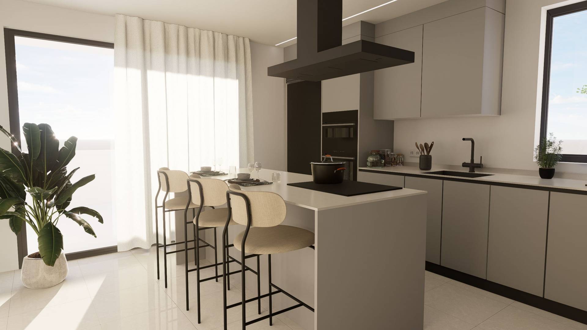 Nieuw gebouw - Onafhankelijke villa - Alicante (Alacant)