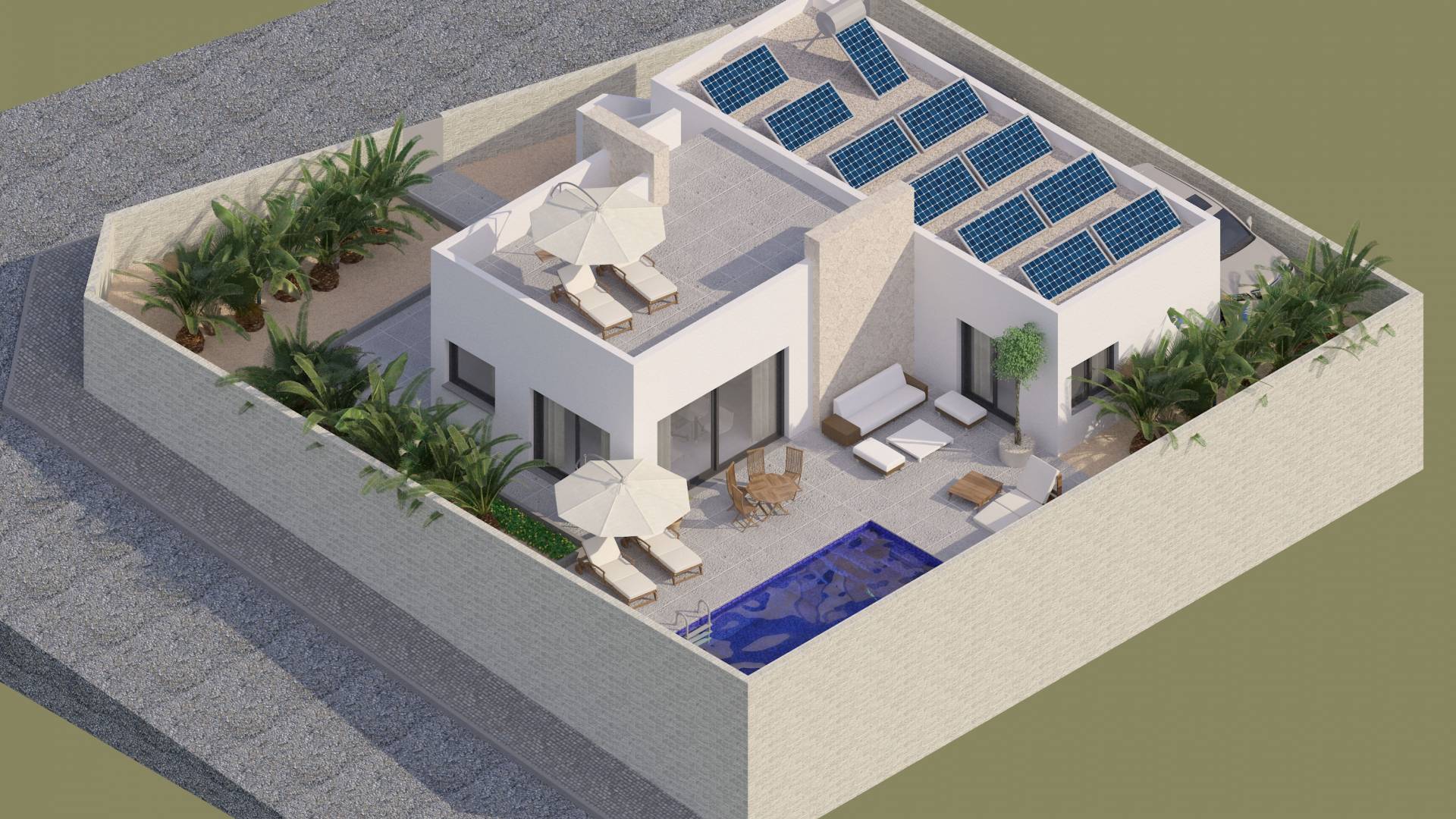 Nieuw gebouw - Onafhankelijke villa - Benijofar