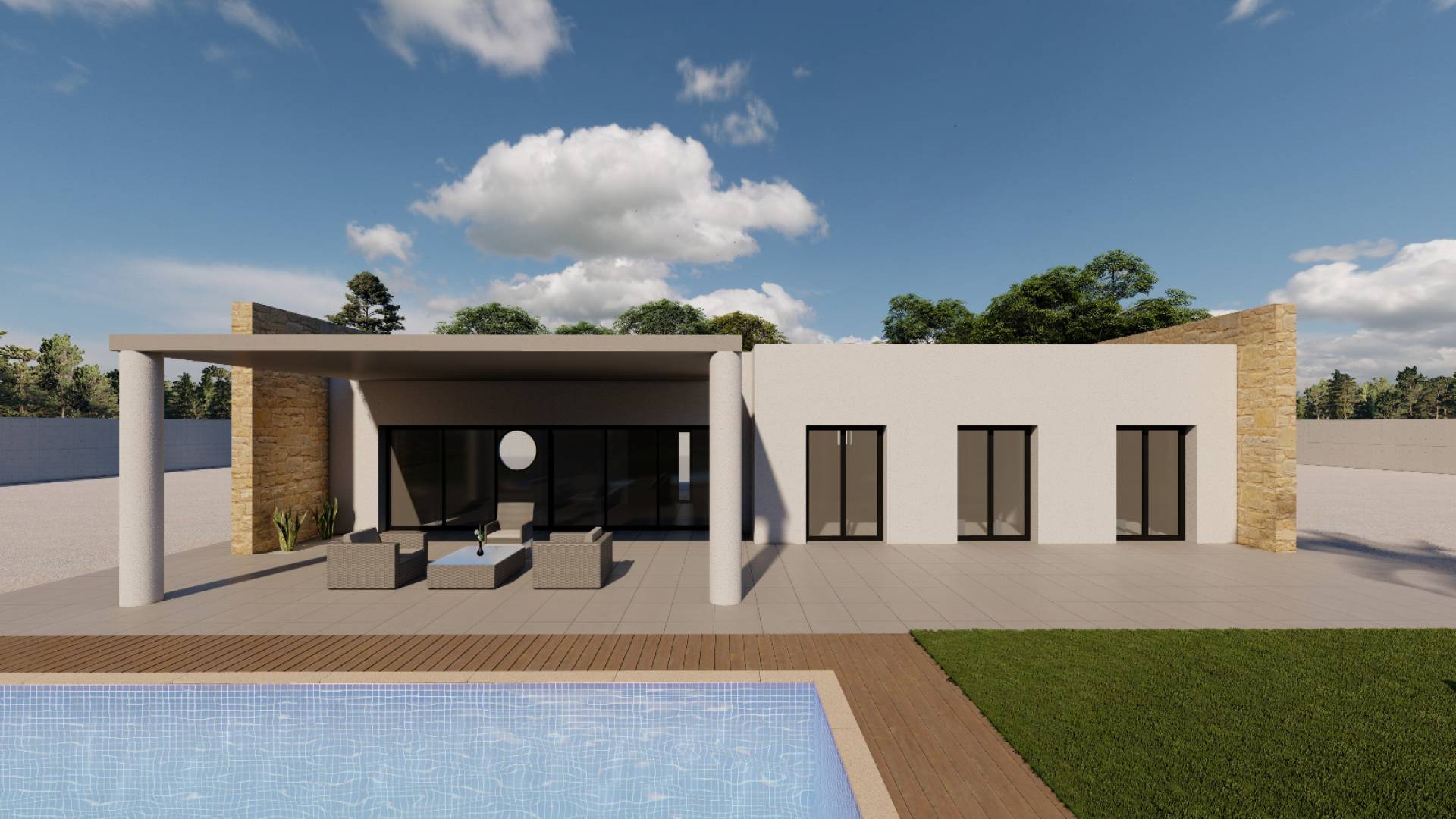 Nieuw gebouw - Onafhankelijke villa - El Pinós - Pinoso