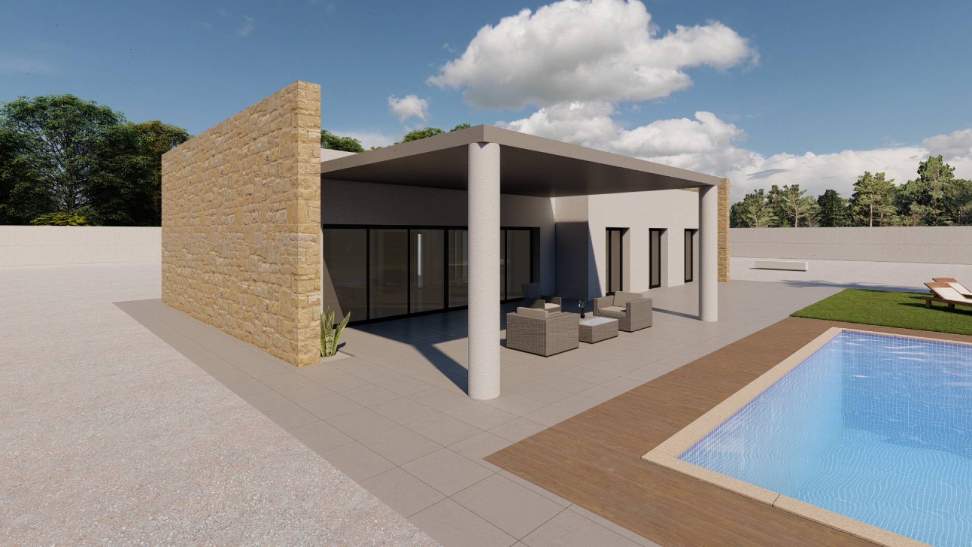 Nieuw gebouw - Onafhankelijke villa - El Pinós - Pinoso
