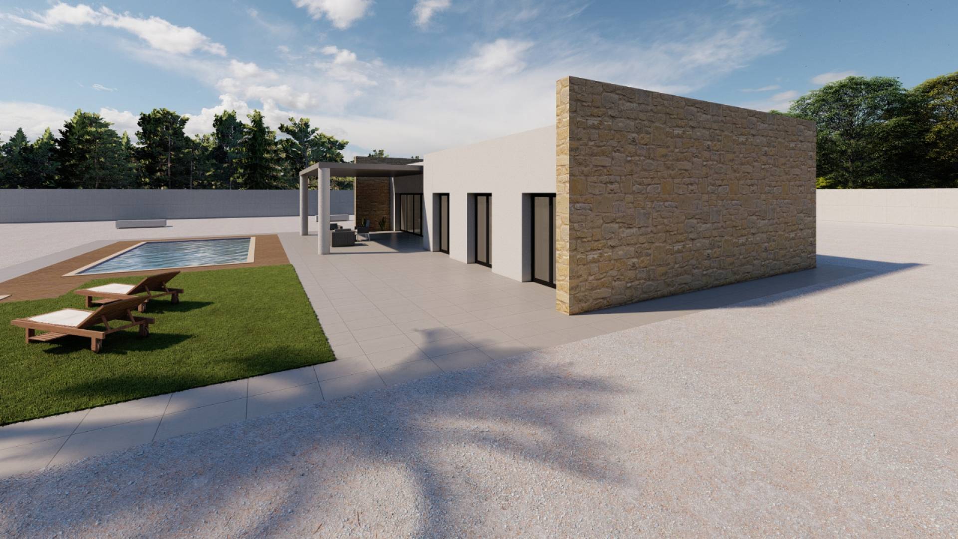 Nieuw gebouw - Onafhankelijke villa - El Pinós - Pinoso