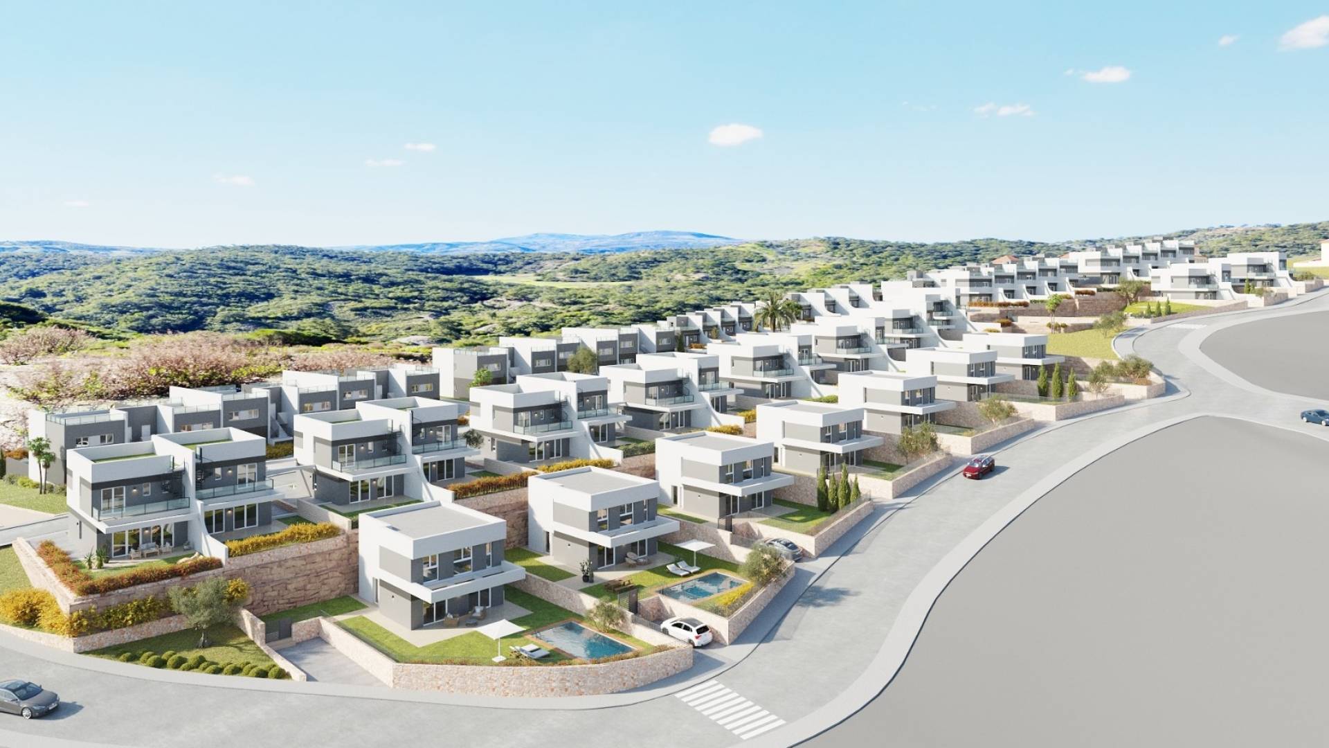 Nieuw gebouw - Onafhankelijke villa - Finestrat - Finestrat Urbanizaciones