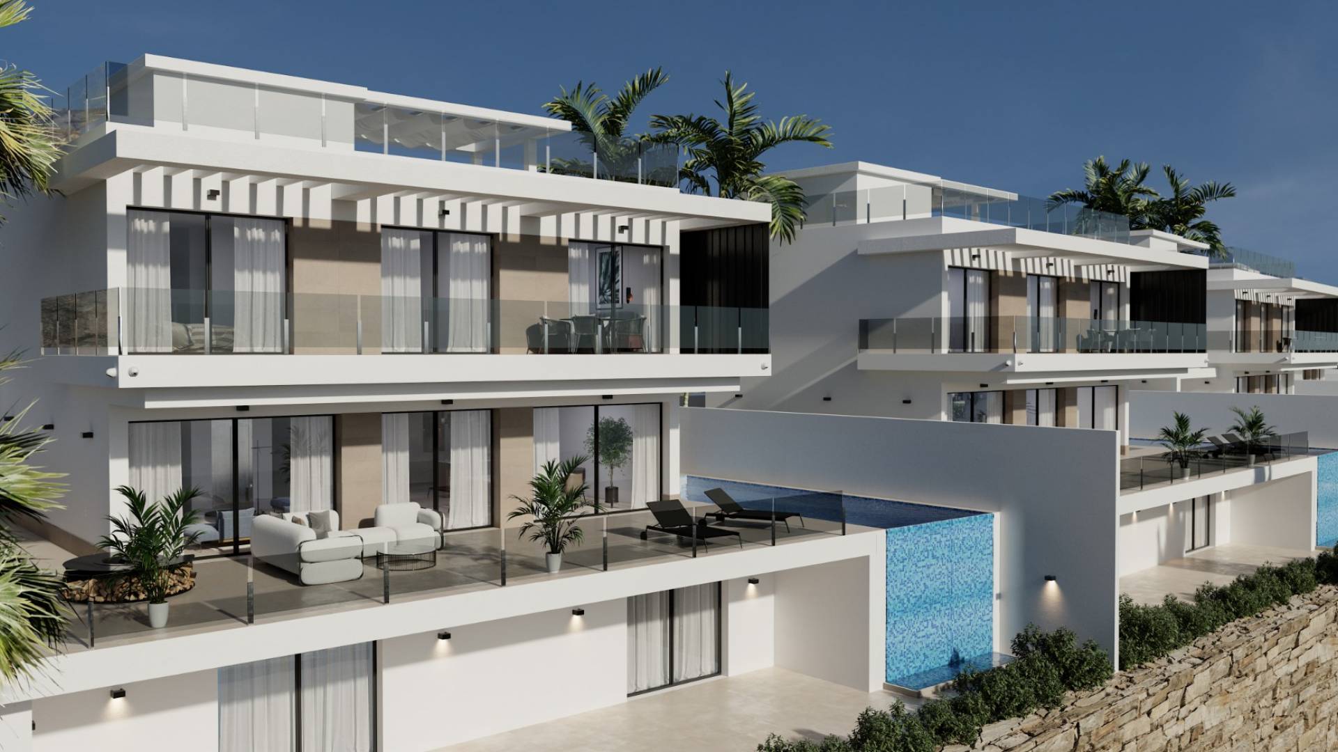 Nieuw gebouw - Onafhankelijke villa - Finestrat - Sierra Cortina