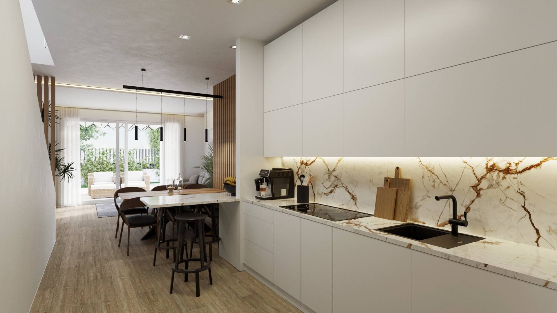 Nieuw gebouw - Onafhankelijke villa - Hondón de las Nieves