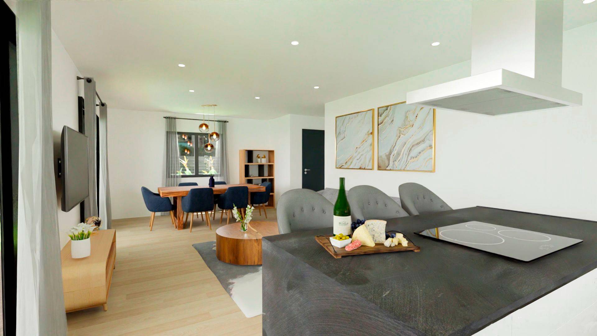 Nieuw gebouw - Onafhankelijke villa - Hondón de las Nieves