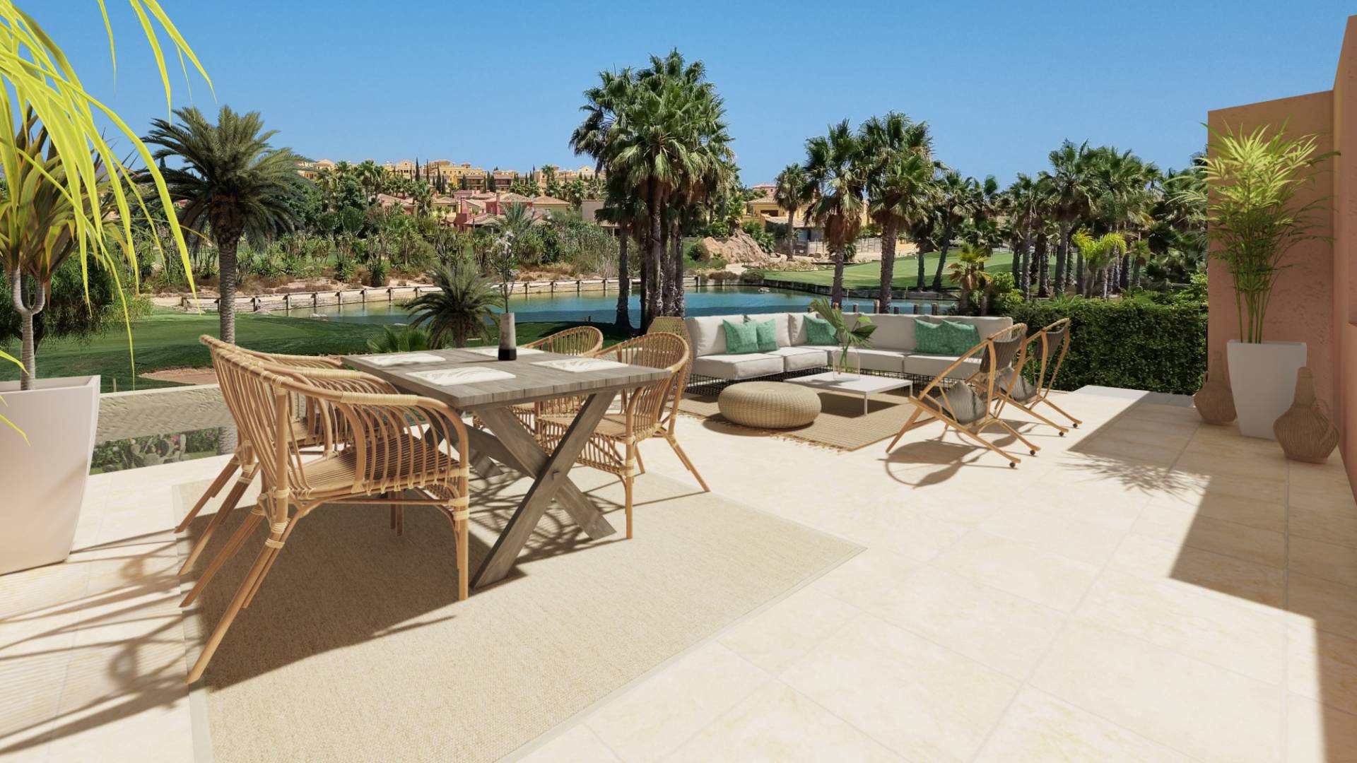 Nieuw gebouw - Onafhankelijke villa - Las Cunas - Palomares - Desert Springs Resort