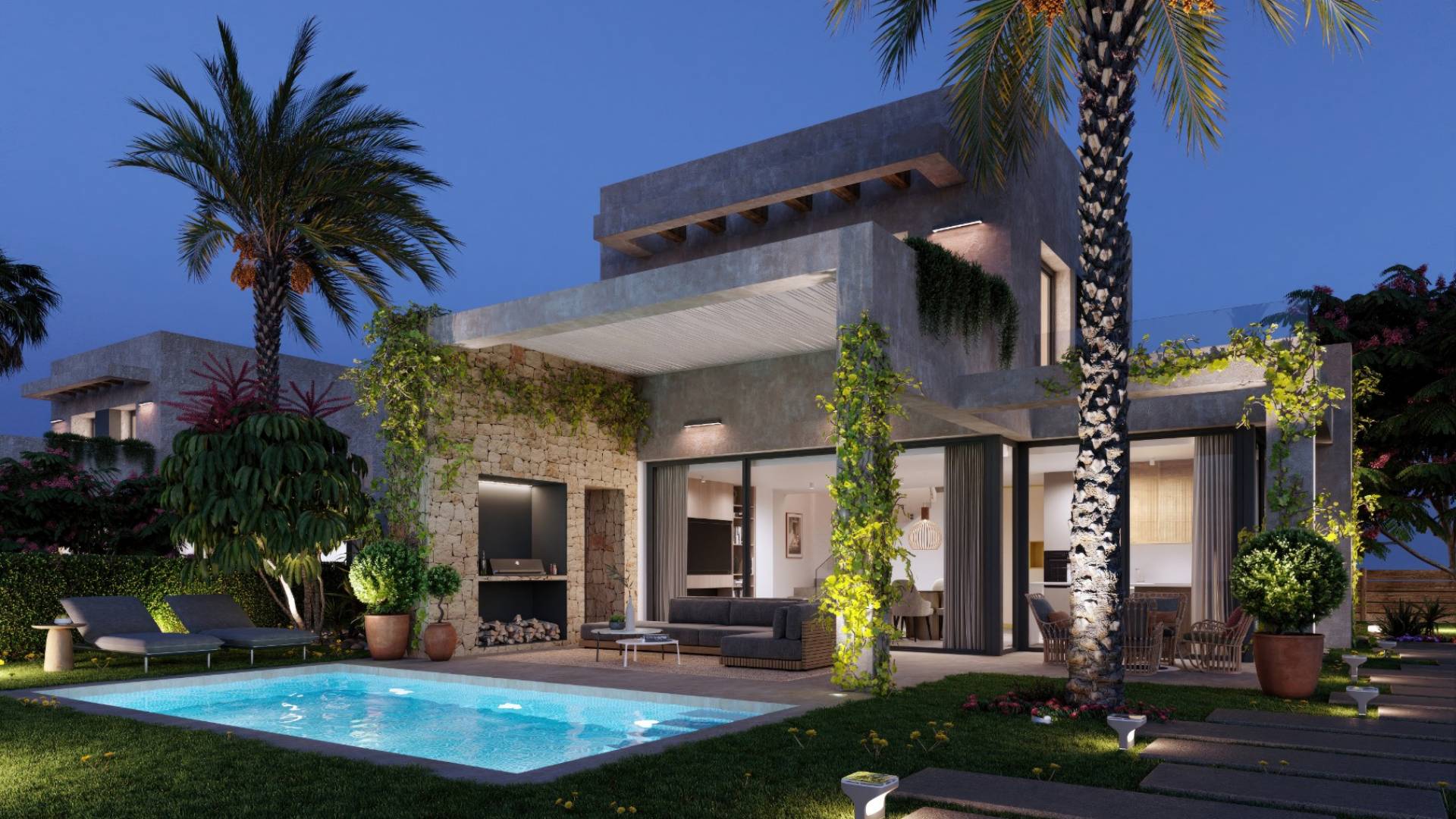 Nieuw gebouw - Onafhankelijke villa - Las Cunas - Palomares - Desert Springs Resort