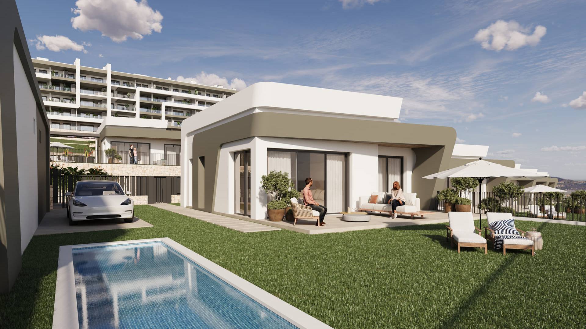 Nieuw gebouw - Onafhankelijke villa - Muchamiel - Mutxamel