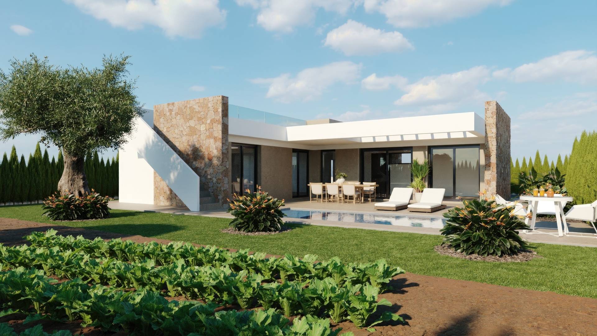 Nieuw gebouw - Onafhankelijke villa - MURCIA - 