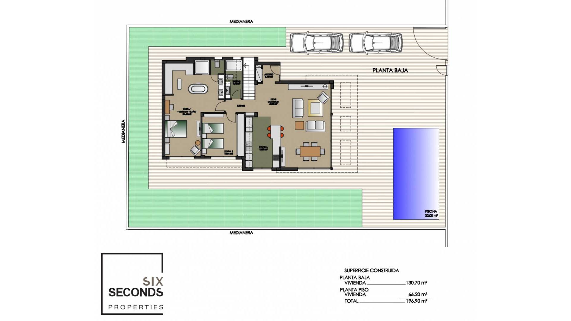 Nieuw gebouw - Onafhankelijke villa - Orihuela Costa - Campoamor