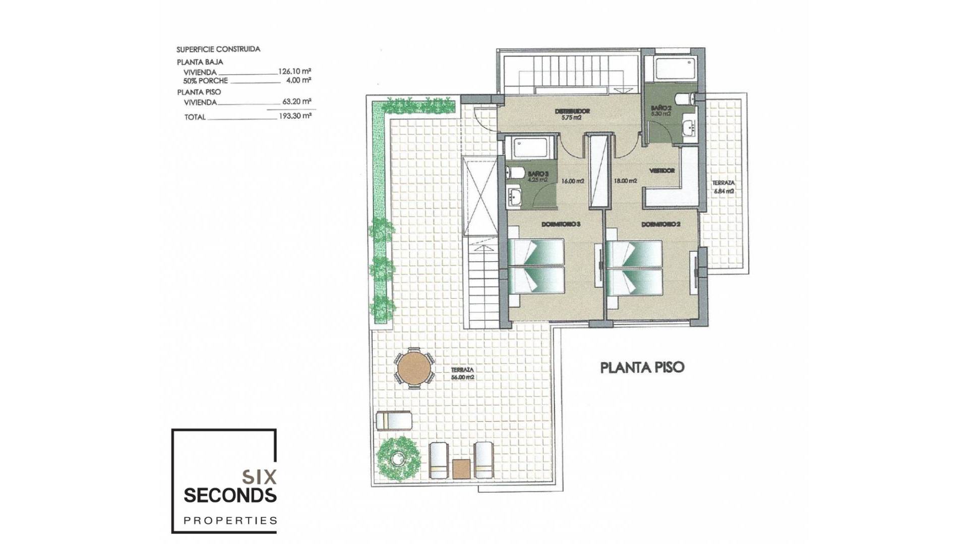 Nieuw gebouw - Onafhankelijke villa - Orihuela Costa - Dehesa de Campoamor