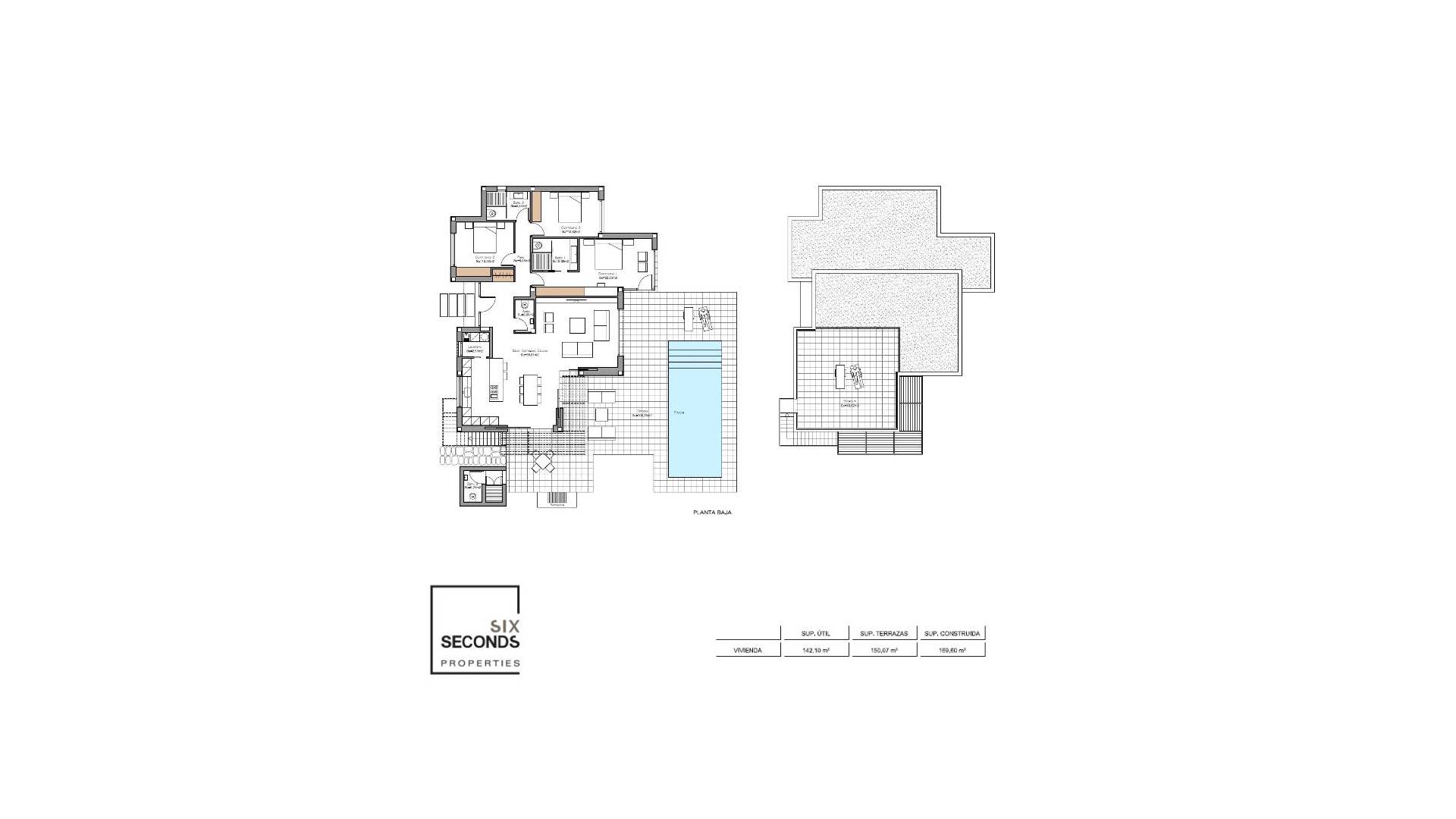 Nieuw gebouw - Onafhankelijke villa - Orihuela Costa - Dehesa de Campoamor