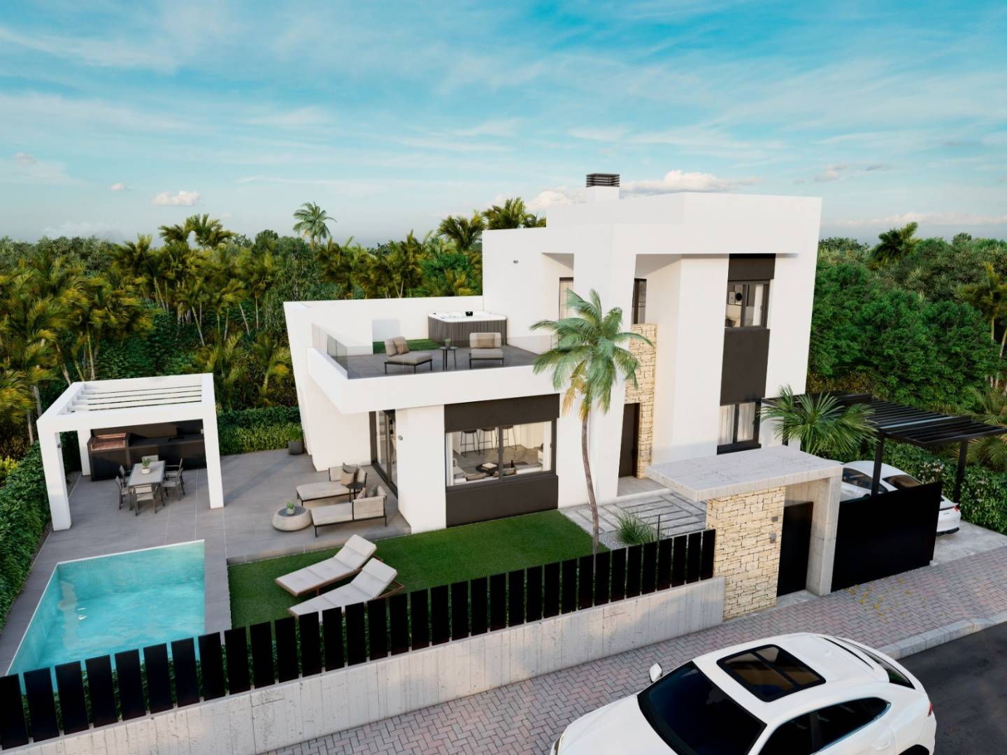 Nieuw gebouw - Onafhankelijke villa - Orihuela Costa - Punta Prima