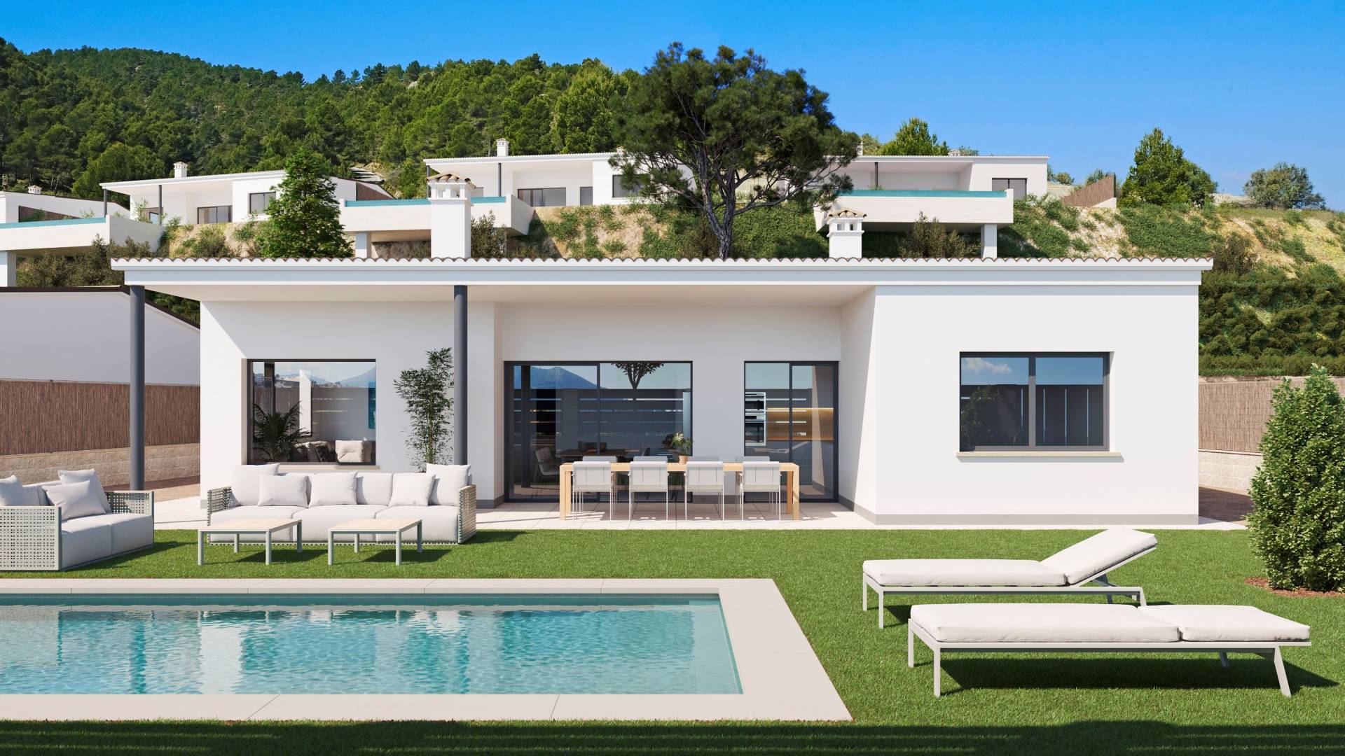 Nieuw gebouw - Onafhankelijke villa - Penàguila - Penáguila