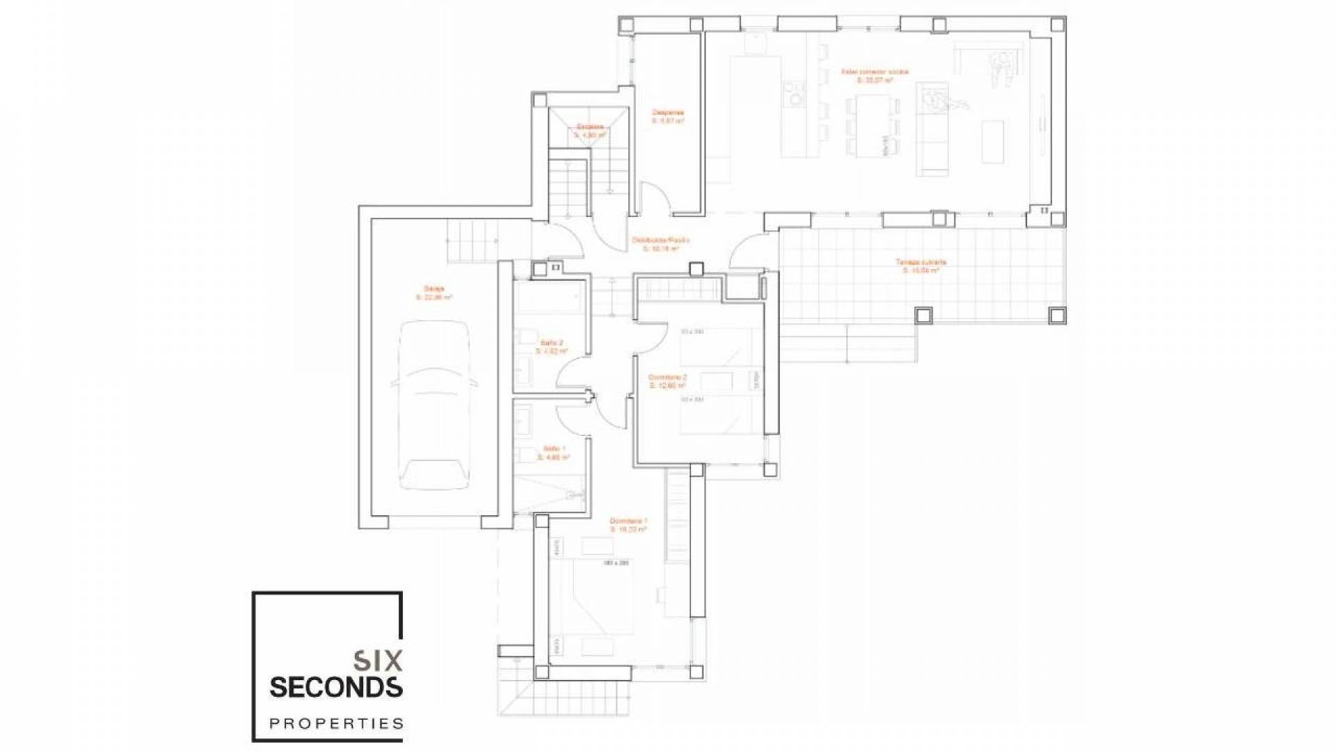 Nieuw gebouw - Onafhankelijke villa - San Fulgencio - Urbanización La Marina