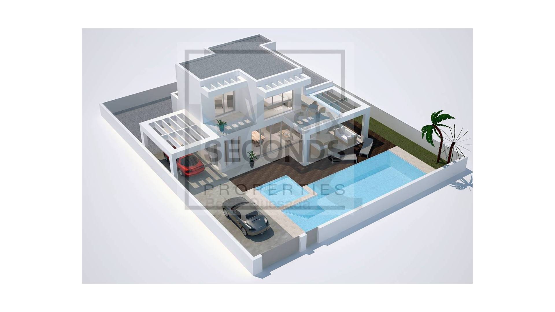 Nieuw gebouw - Onafhankelijke villa - San Fulgencio - Urbanización La Marina