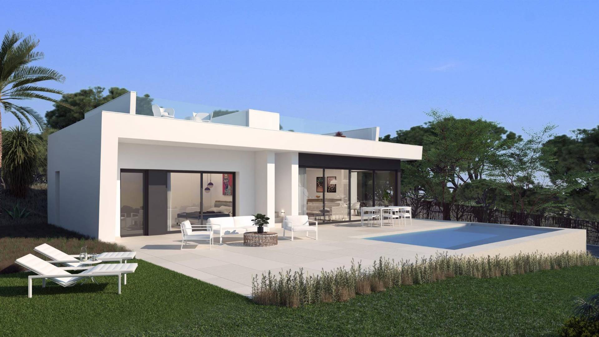Nieuw gebouw - Onafhankelijke villa - San Miguel de Salinas - Las Colinas Golf