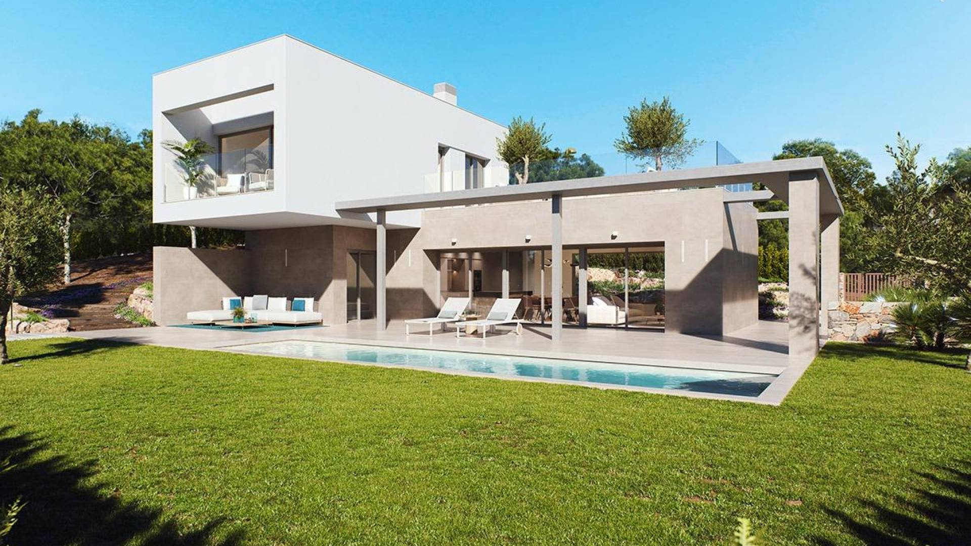 Nieuw gebouw - Onafhankelijke villa - San Miguel de Salinas - Las Colinas Golf