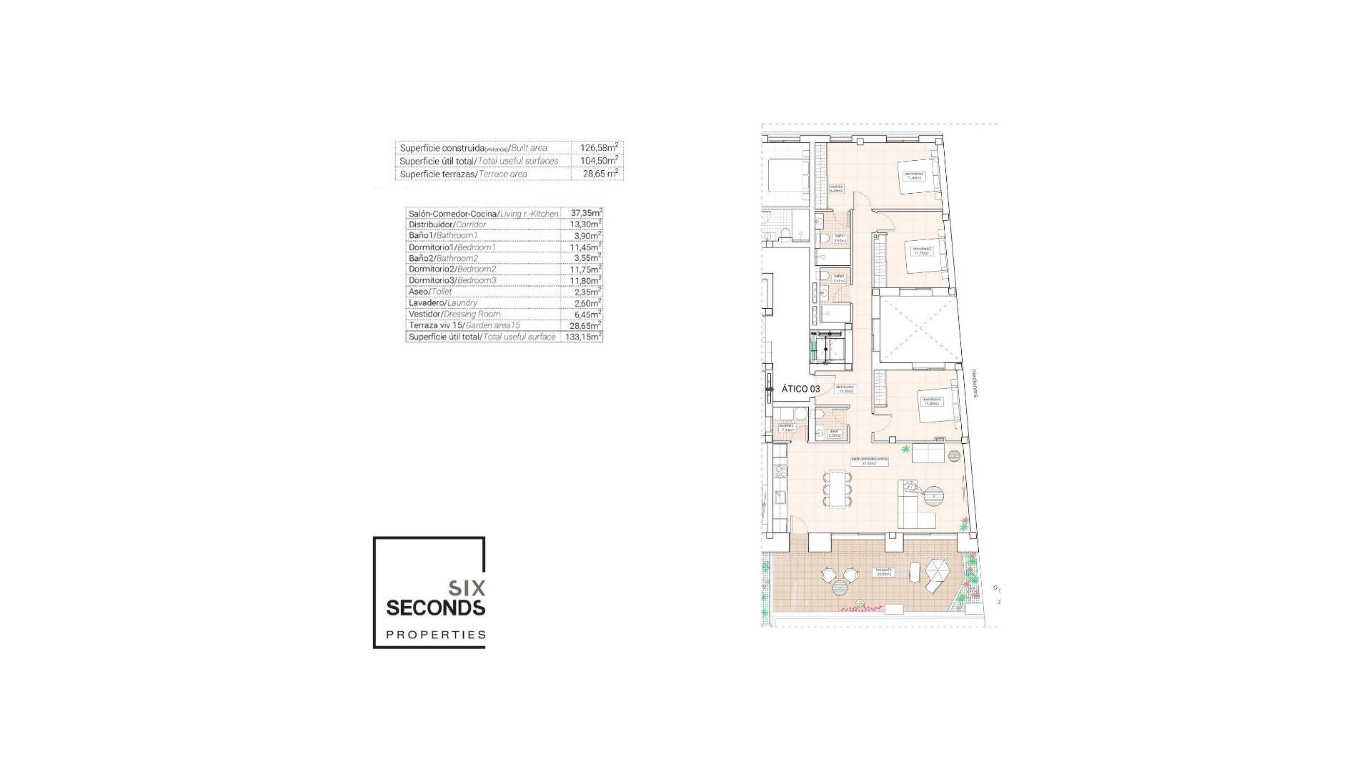 Nieuw gebouw - Penthouse - Hondón de las Nieves