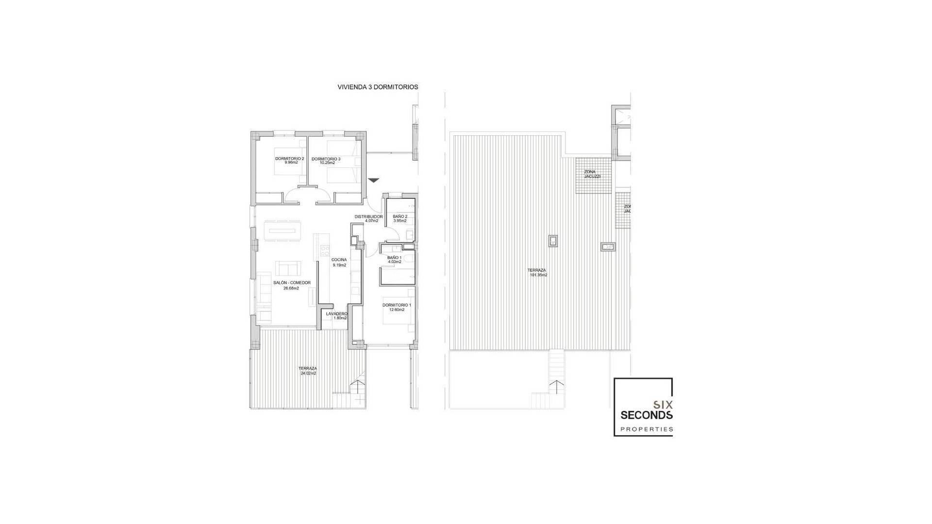 Nieuw gebouw - Penthouse - Orihuela Costa - Villamartín