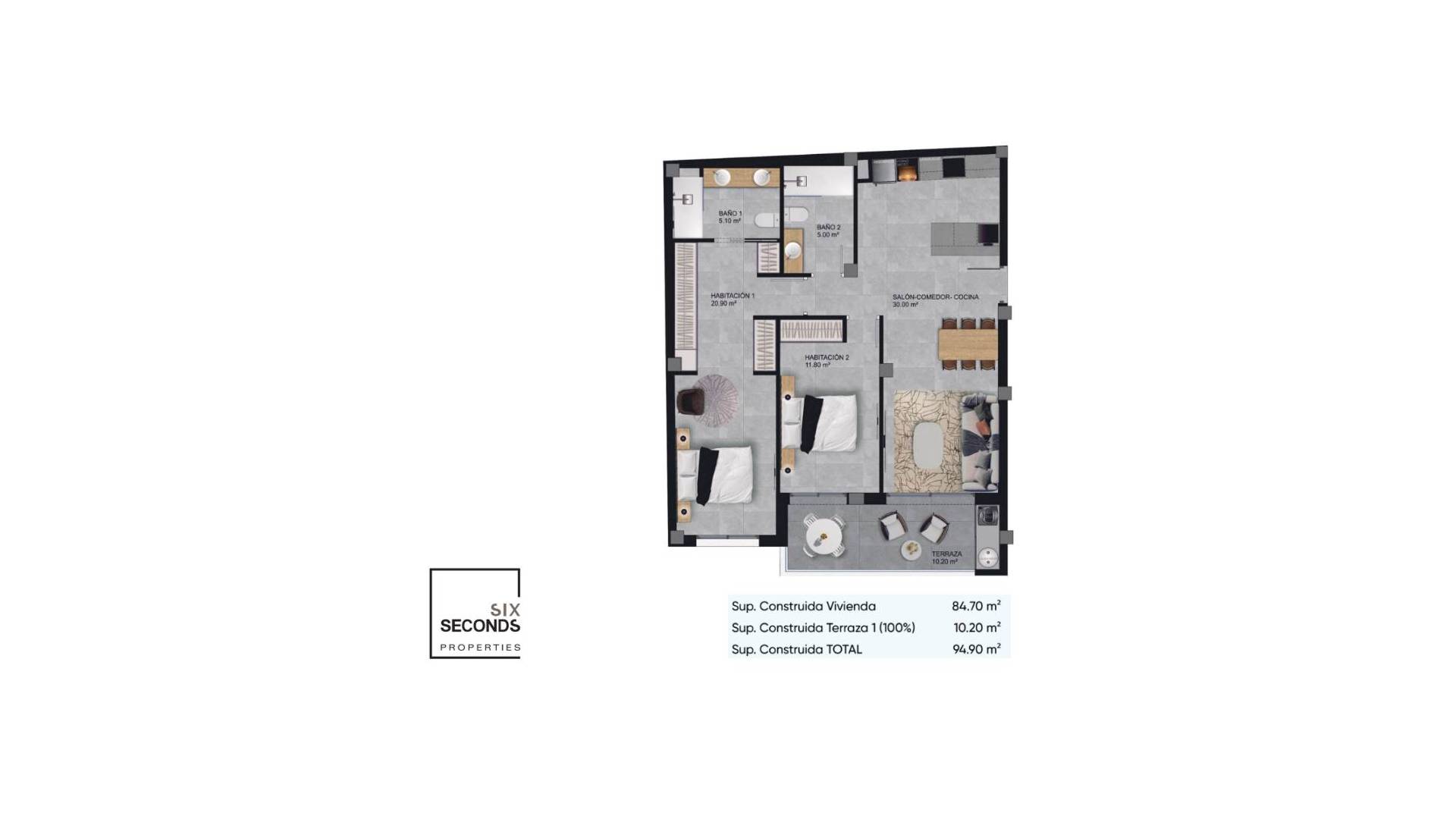 Nieuw gebouw - Penthouse - Santa Pola