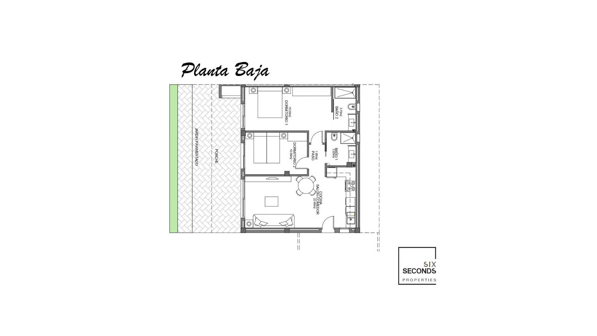 Nieuw gebouw - Townhouse - Algorfa - La Finca Golf