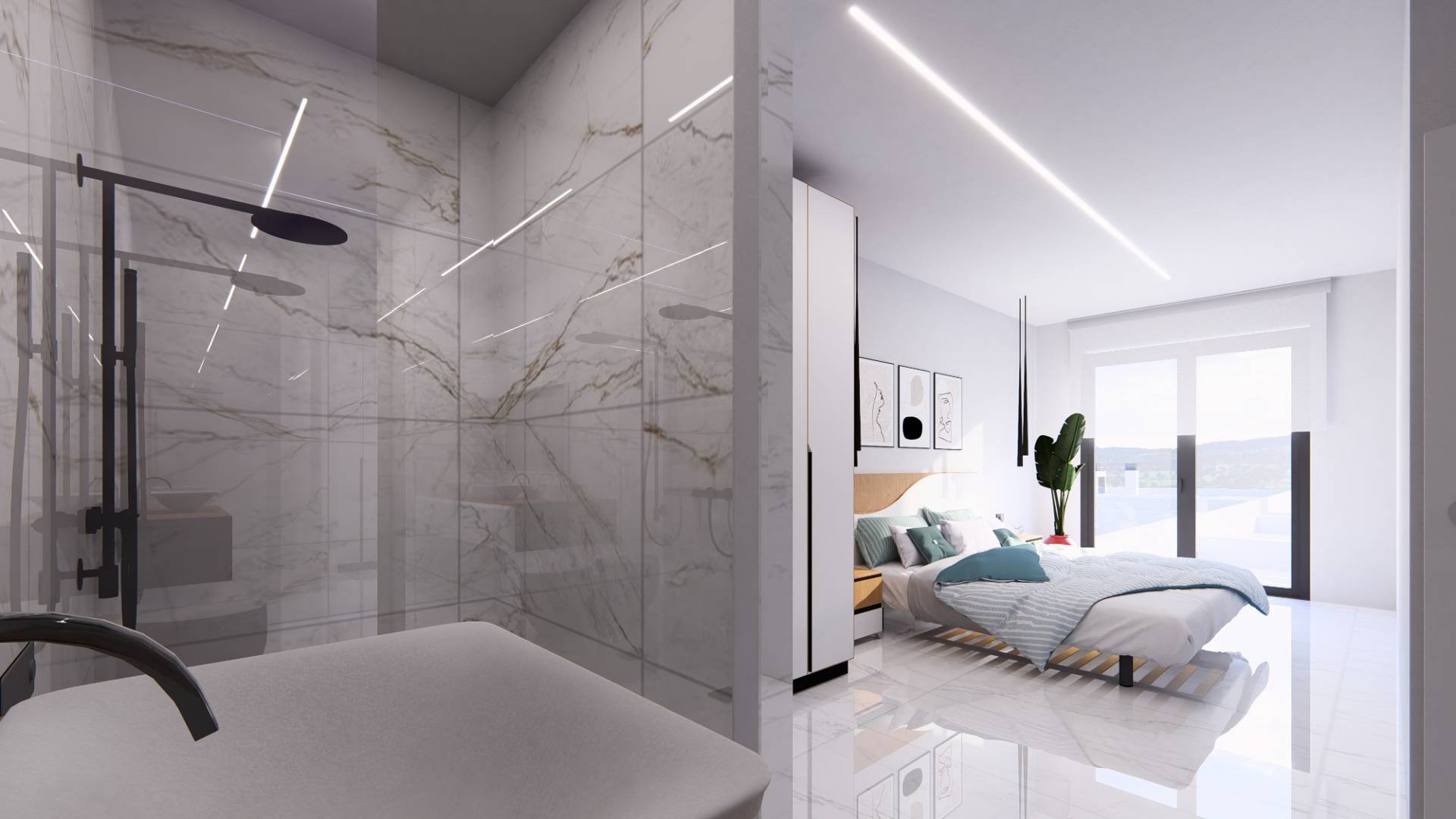 Nieuw gebouw - Townhouse - Algorfa - La Finca Golf