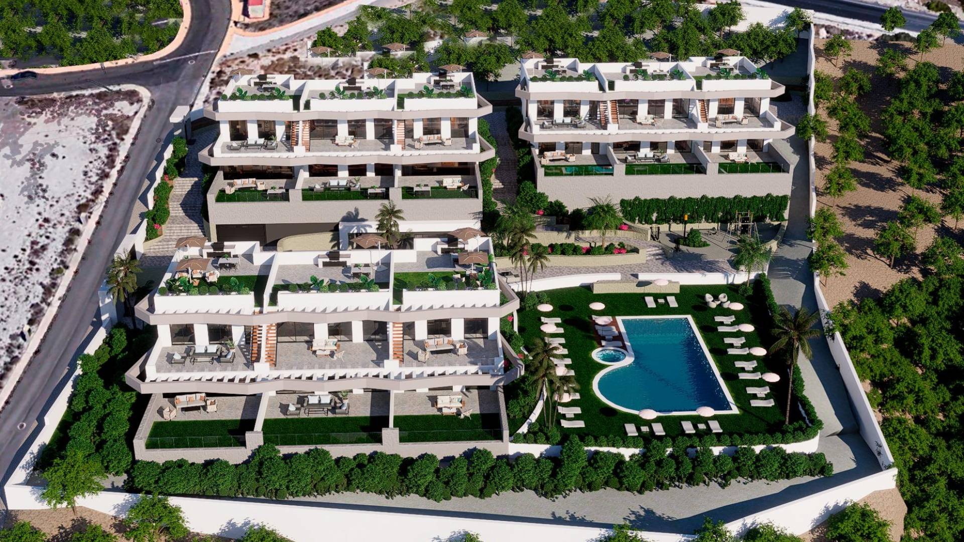 Nieuw gebouw - Townhouse - Finestrat - Balcón de Finestrat-Terra Marina