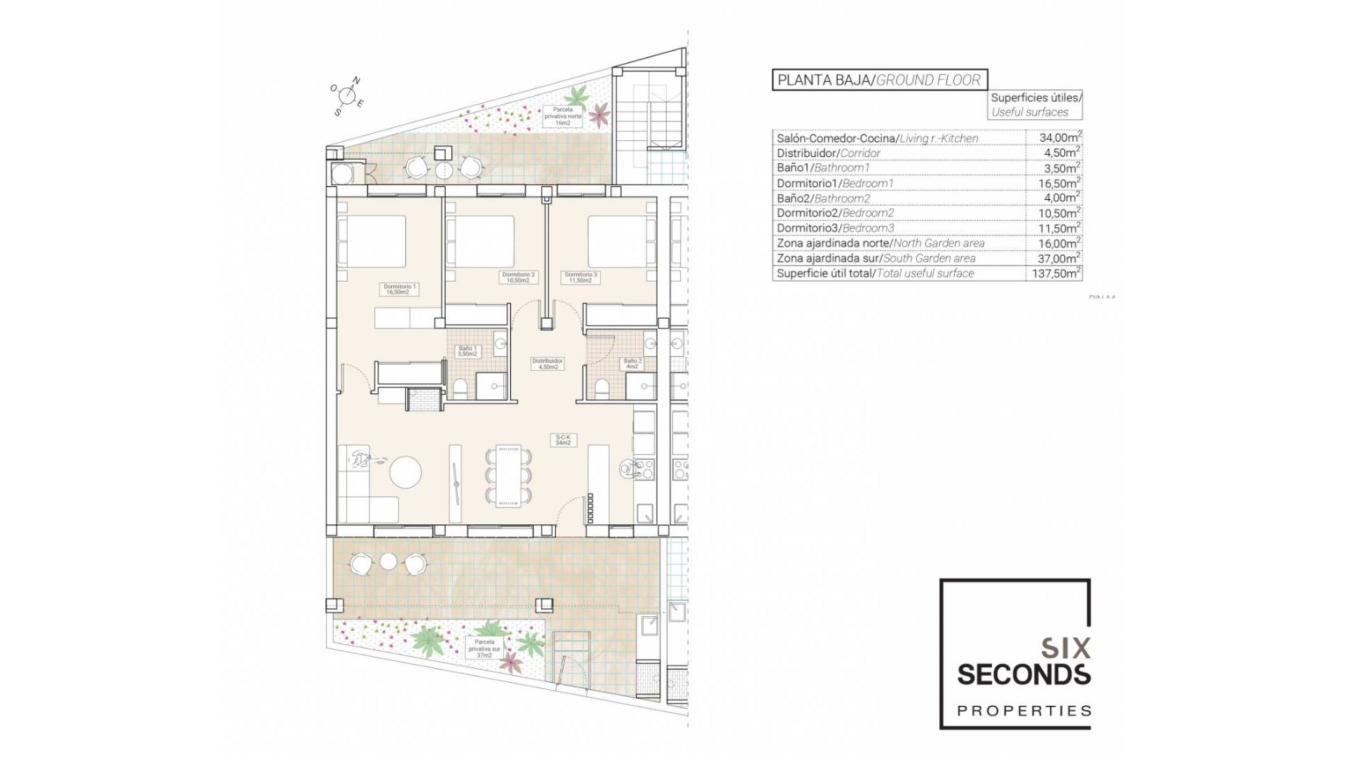 Nieuw gebouw - Townhouse - Hondón de las Nieves