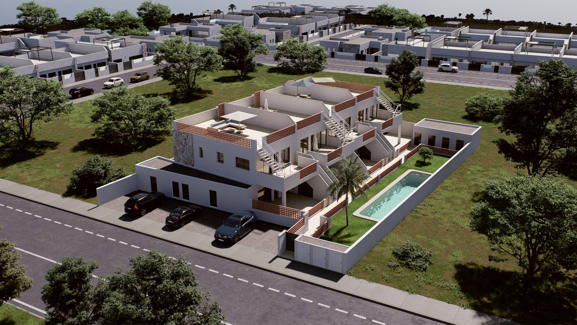 Nieuw gebouw - Townhouse - Pilar de la Horadada