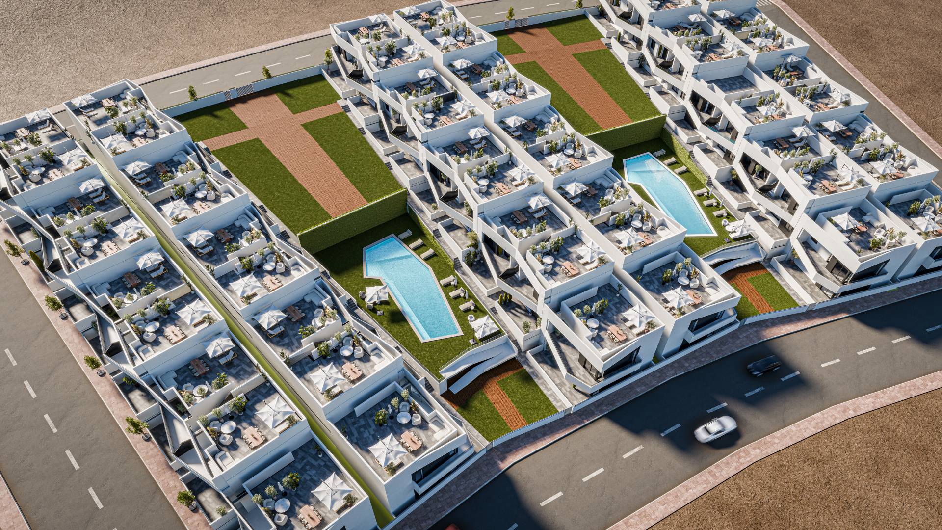 Nieuw gebouw - Townhouse - San Miguel de Salinas - 