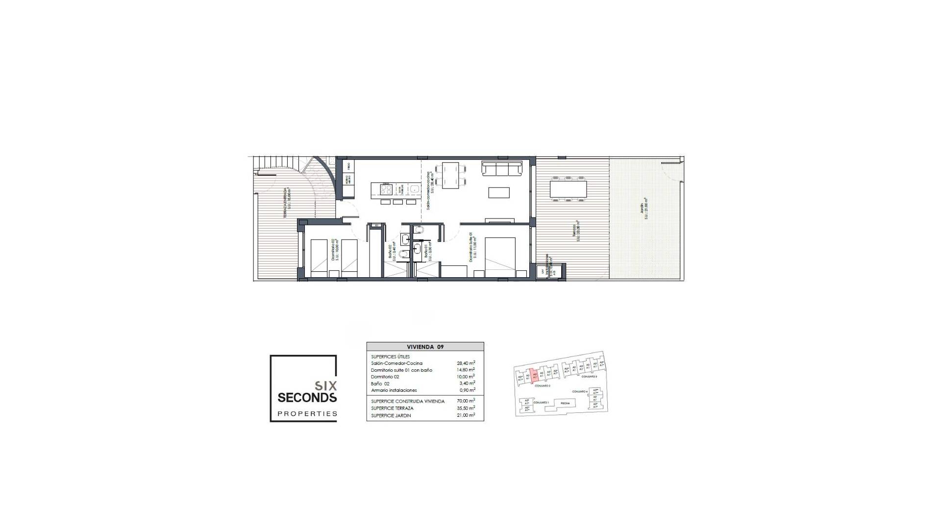 Nieuw gebouw - Townhouse - San Miguel de Salinas - 