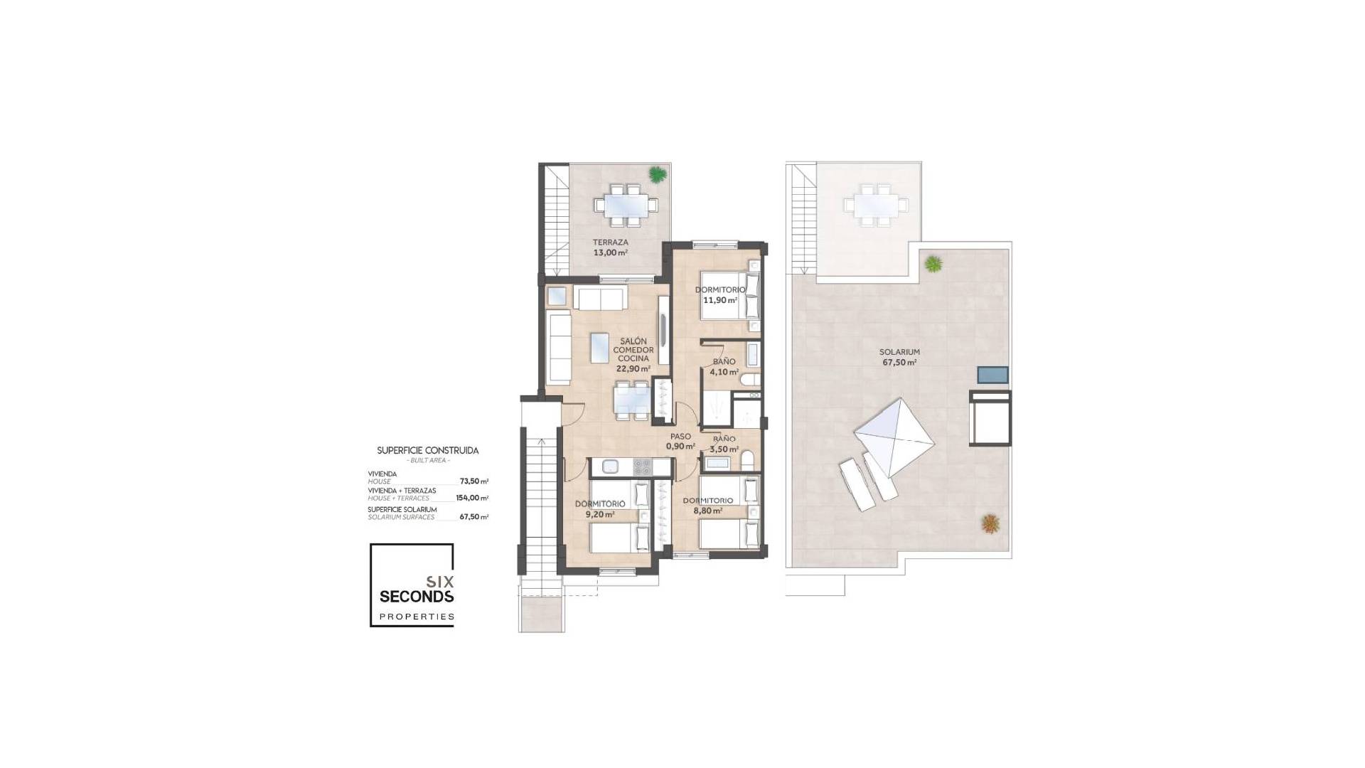 Nieuw gebouw - Townhouse - San Miguel de Salinas - 