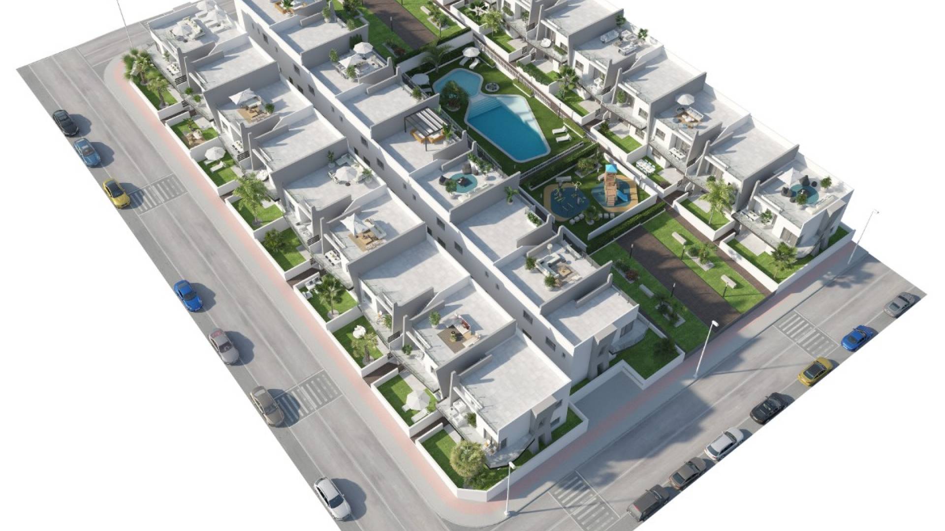 Nieuw gebouw - Townhouse - San Miguel de Salinas - 