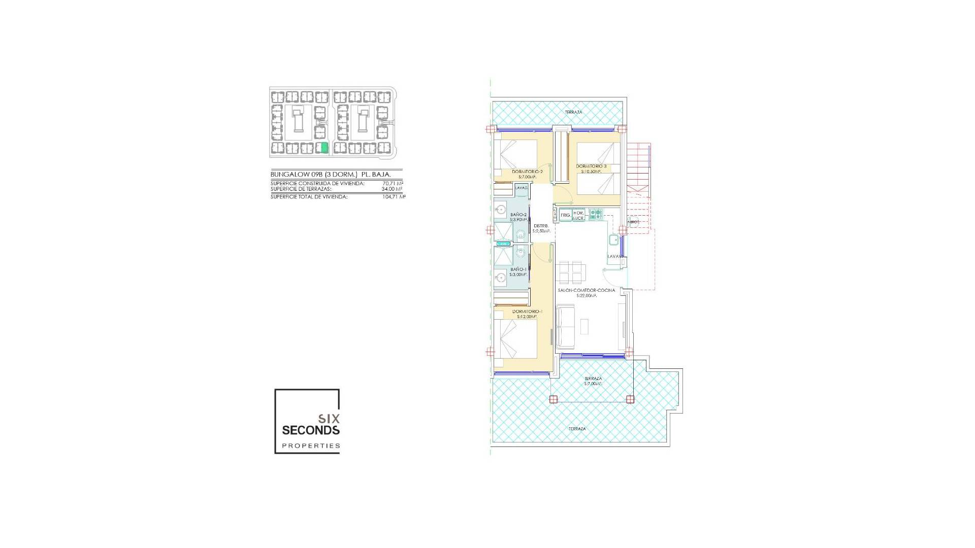 Nieuw gebouw - Townhouse - Torrevieja - Los Balcones - Los Altos del Edén