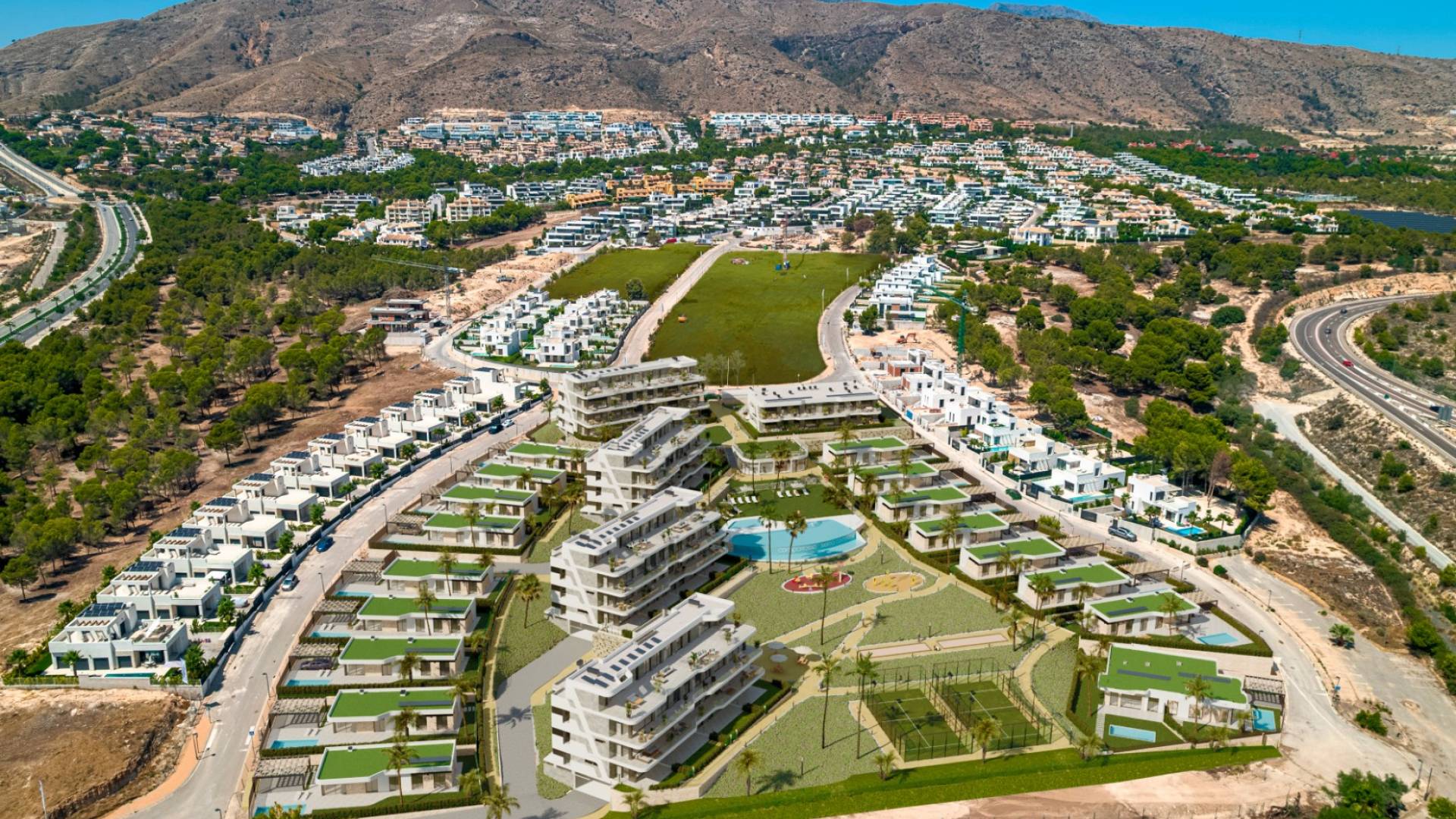 Nieuw gebouw - Villa / Half vrijstaand - Finestrat - Sierra Cortina