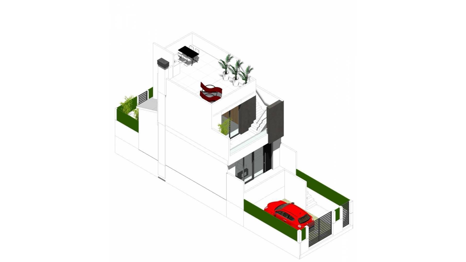 Nouvelle construction - Adosado - Cox