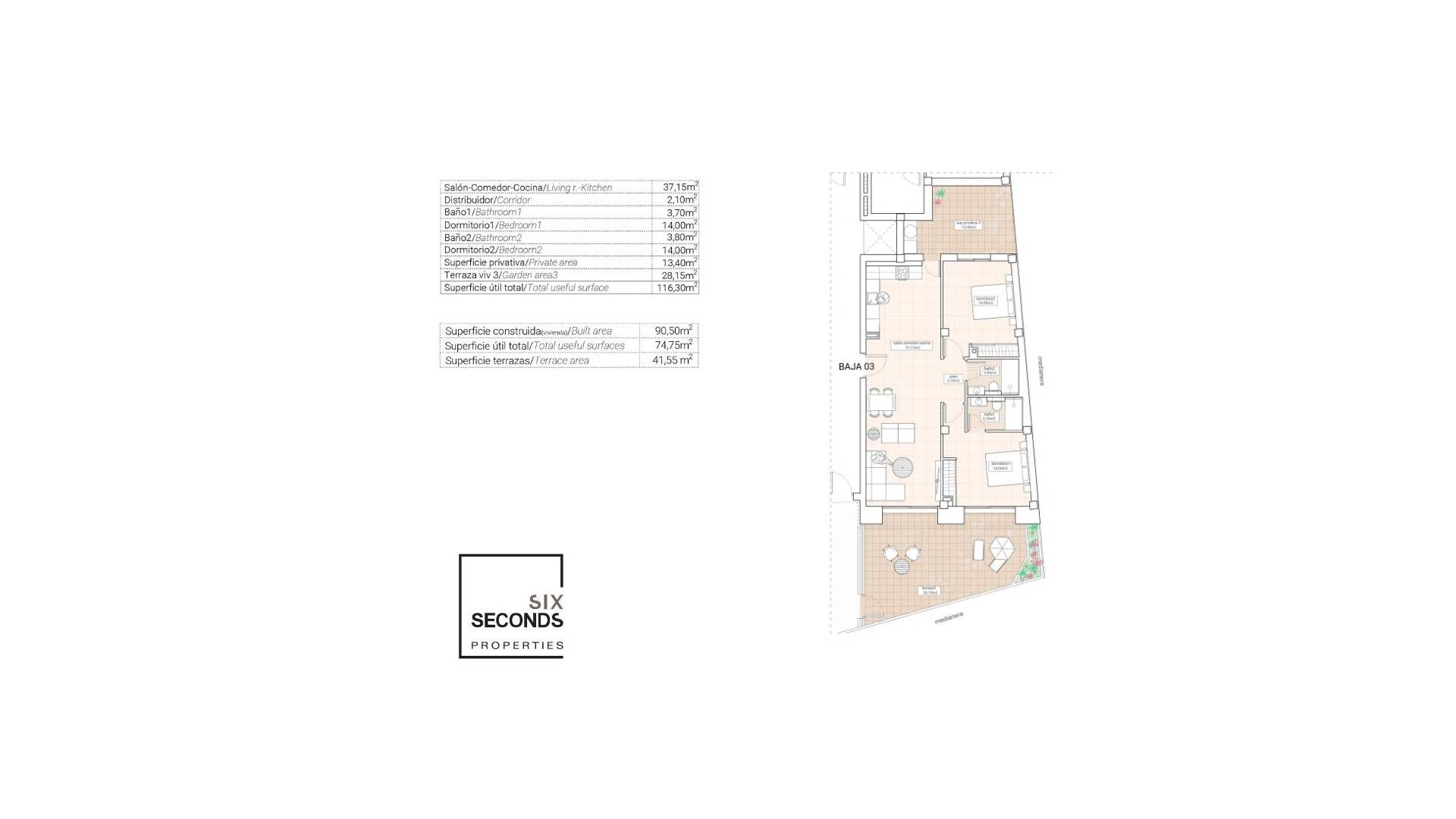 Nouvelle construction - Appartement - Hondón de las Nieves