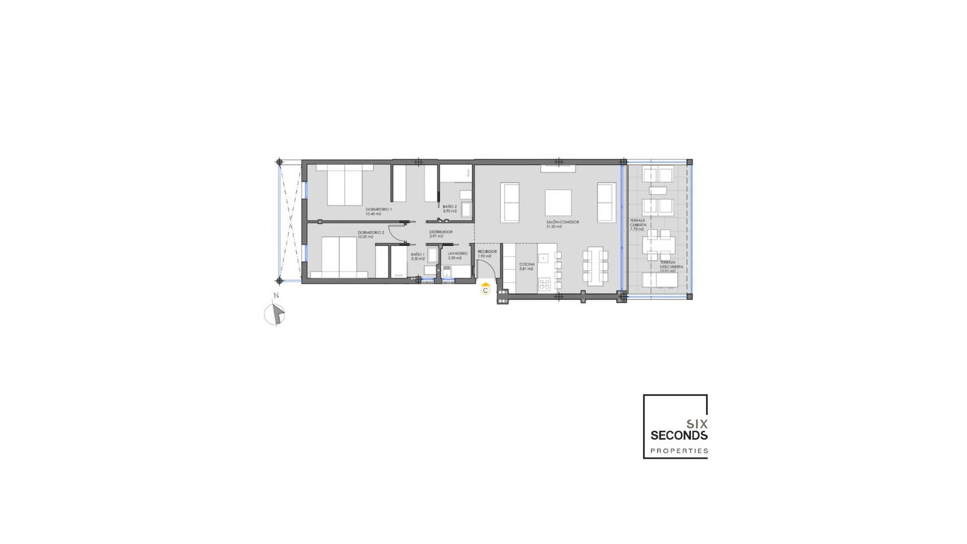 Nouvelle construction - Appartement - La Manga del Mar Menor - Mar de Cristal