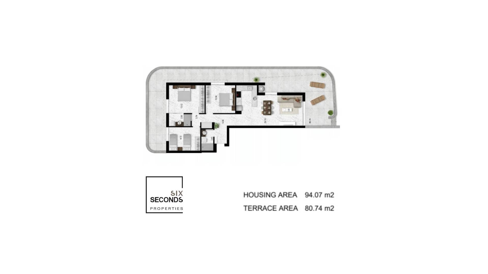 Nouvelle construction - Appartement - Orihuela Costa - Cabo Roig