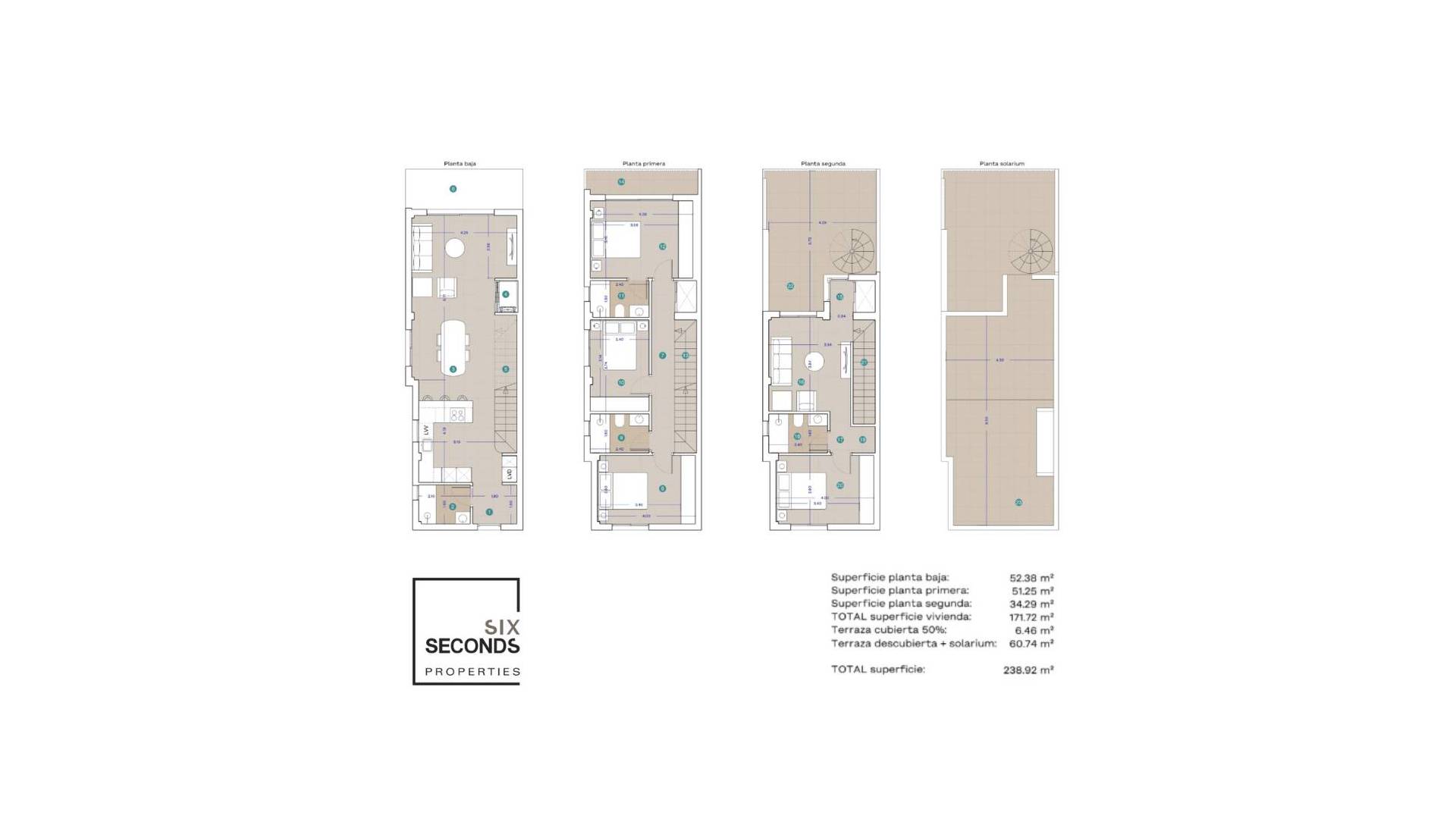 Nouvelle construction - Maison jumelée - Guardamar del Segura - Urbanizaciones
