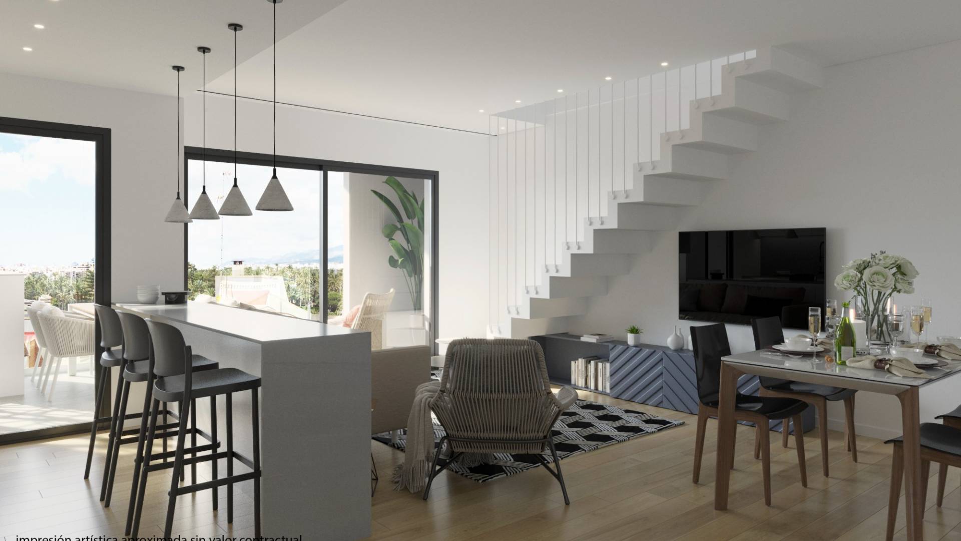 Nouvelle construction - Penthouse - Elche - Center