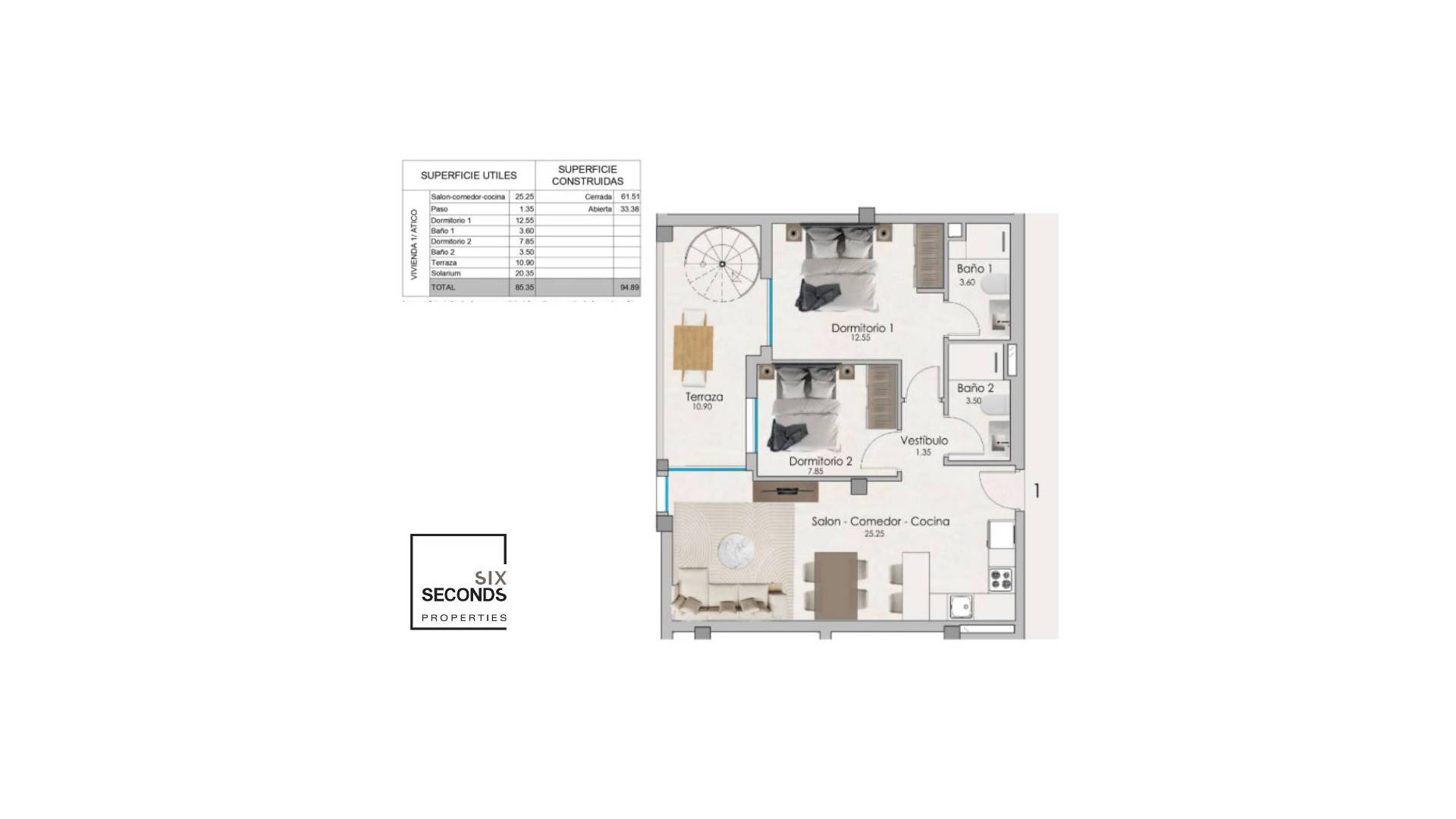 Nouvelle construction - Penthouse - Santa Pola