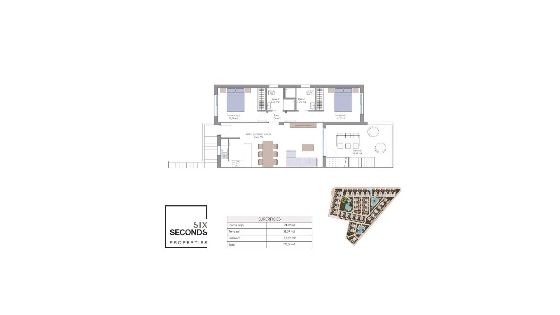 Nouvelle construction - Townhouse - Torrevieja - Los Balcones - Los Altos del Edén