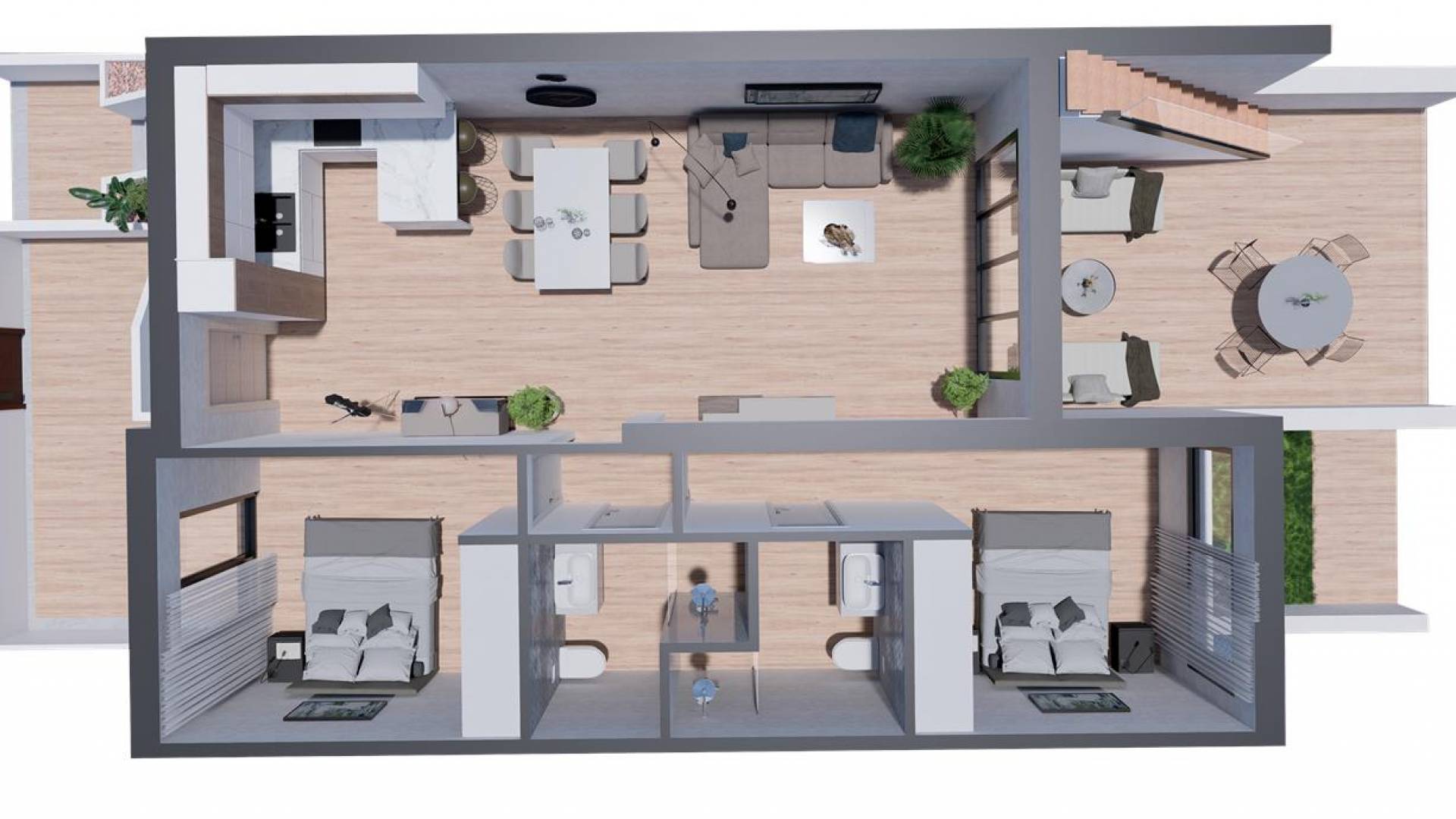 Nouvelle construction - Townhouse - Torrevieja - Los balcones