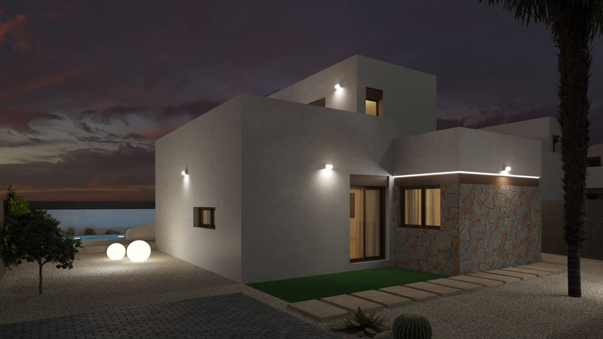 Nouvelle construction - Villa indépendante - Algorfa