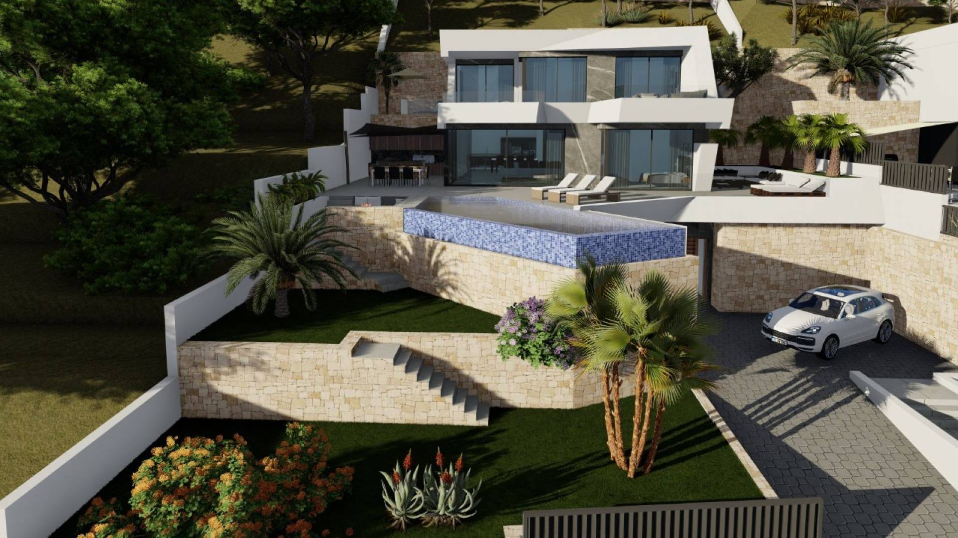 Nouvelle construction - Villa indépendante - Calpe