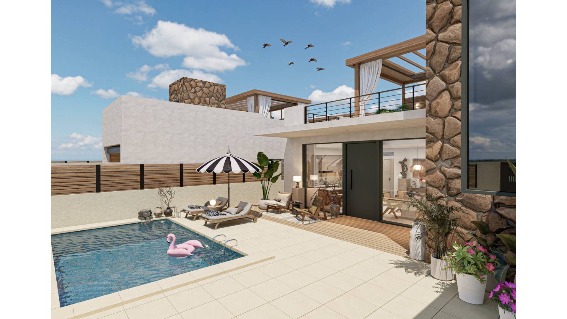 Nouvelle construction - Villa indépendante - Fuente Alamo - La Pinilla