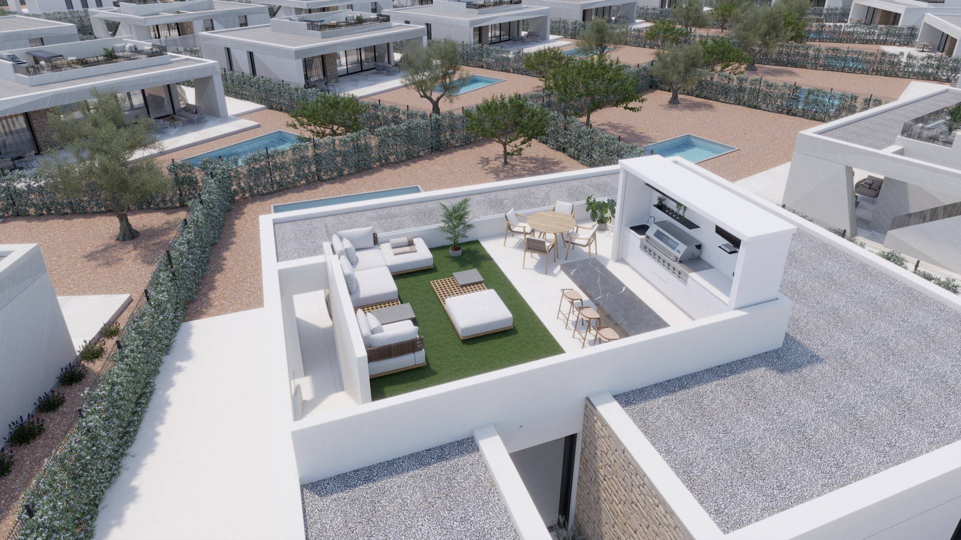Nouvelle construction - Villa indépendante - Hacienda del Alamo Golf