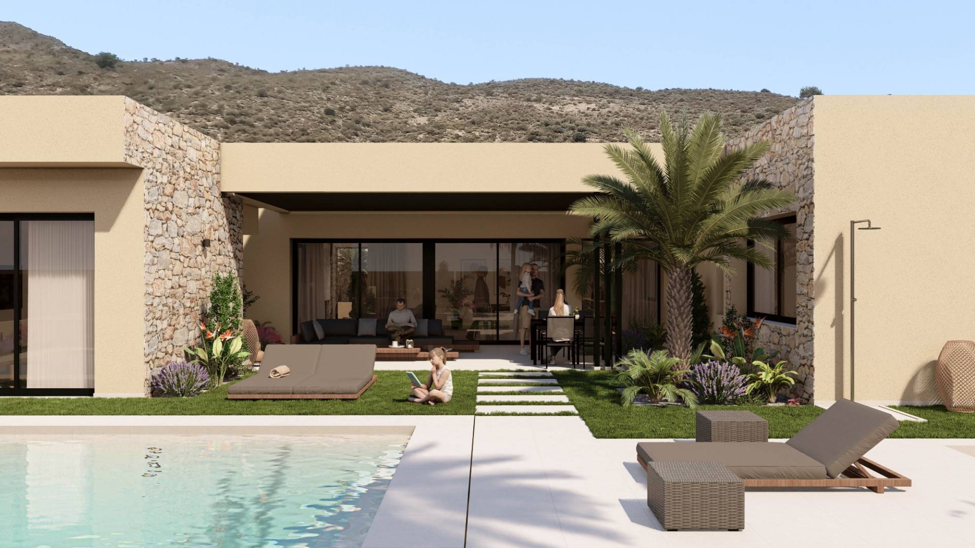 Nouvelle construction - Villa indépendante - MURCIA - BAÑOS Y MENDIGO/ ALTAONA GOLF